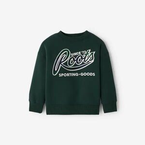 Roots Kids Size 7 Green Sweatshirt